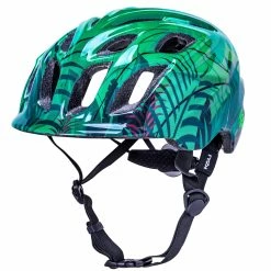 Kali Charka Kids Helmet Lighted 48-54cm Small Jungle Green
