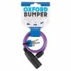 Oxford Bumper Cable Lock Purple 6mm X 600mm