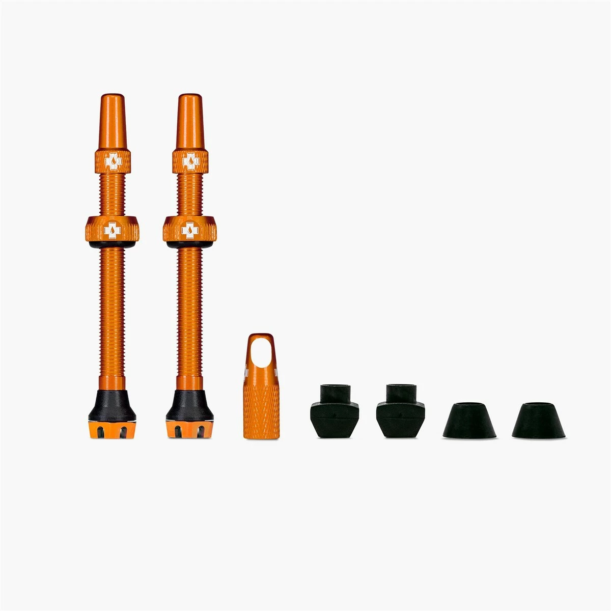 Muc-Off Tubeless Valves (V2) Orange 60mm 1 Muc-Off Tubeless Valves (V2) Orange 60mm