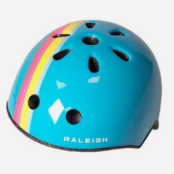 RALEIGH POP KIDS BIKE HELMET BLUE - SMALL (50-54CM)