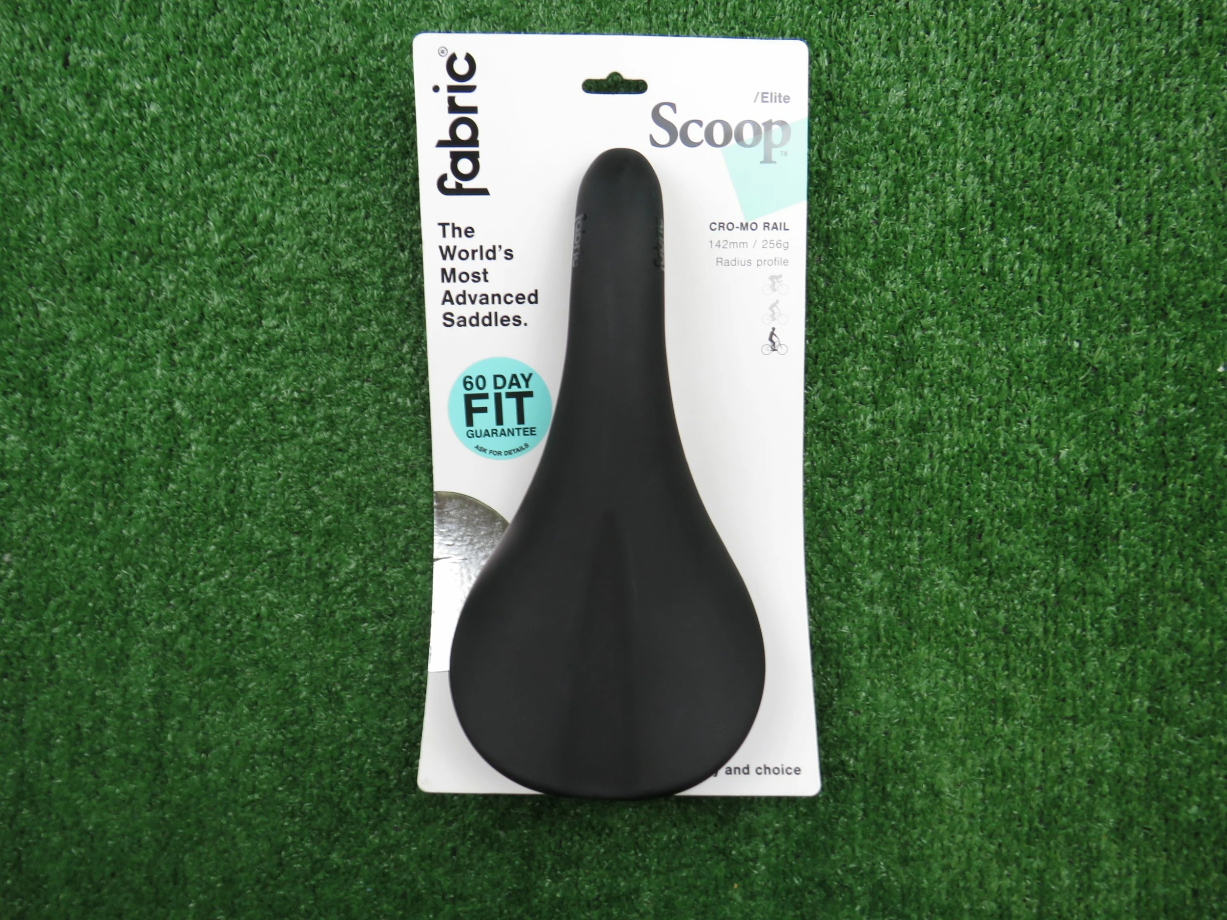 Fabric Scoop Elite Radius Saddle Black Cro-Mo Rails Comfort Ref: E/U/H 1 Fabric Scoop Elite Radius Saddle Black Cro-Mo Rails Comfort Ref: E/U/H