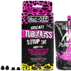 Muc Off - Tubeless Set Up Kit - Road/Gravel/CX For Shallow Rims REF U