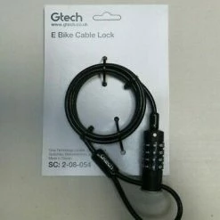 Gtech Universal Cable Lock Electric Bike