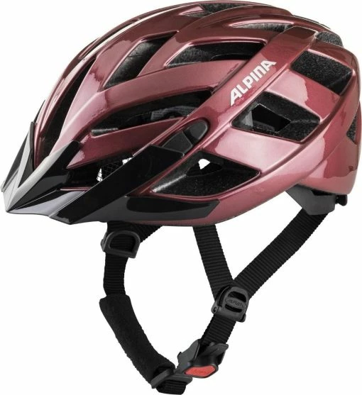 Alpina Panoma Classic Helmet Cherry Gloss 56-59CM -mountain-bikes Soldes ah20t338 alpina panoma classic helmet indigo angle 2 1