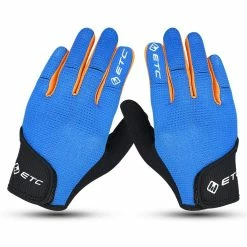ETC Peak Junior MTB Glove Blue Orange 7-8yrs