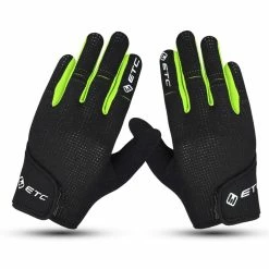 ETC Peak Junior MTB Glove Black Yellow 7-8yrs