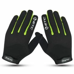 ETC Peak MTB Gloves Black Yellow -Medium
