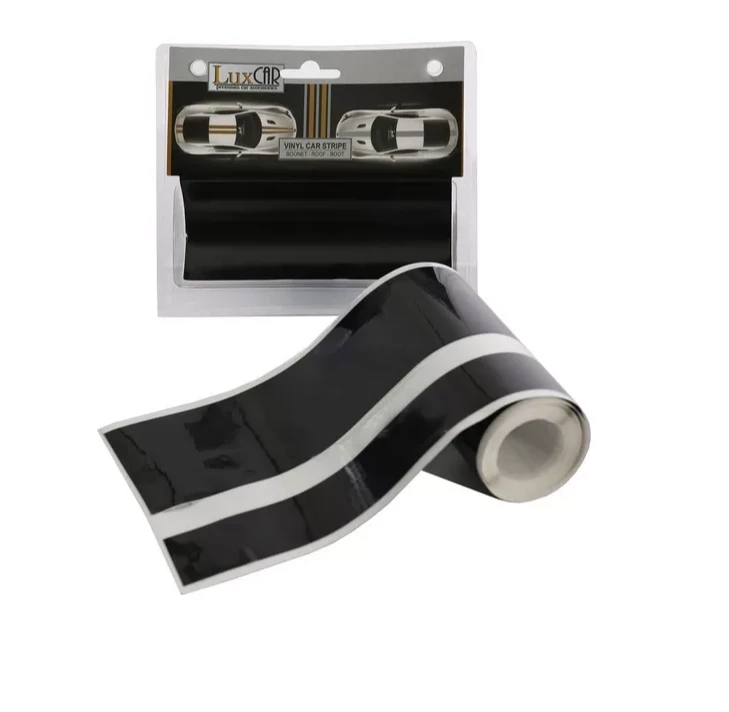 LuxCar Premium Accessories Vinyl Car Stripe 15x150cm Bonnet Roof Boot Ref:TP/E 1 LuxCar Premium Accessories Vinyl Car Stripe 15x150cm Bonnet Roof Boot Ref:TP/E