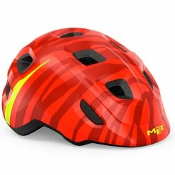 MET Hooray Helmet 46/52cm Red Zebra Design Ref: E/U