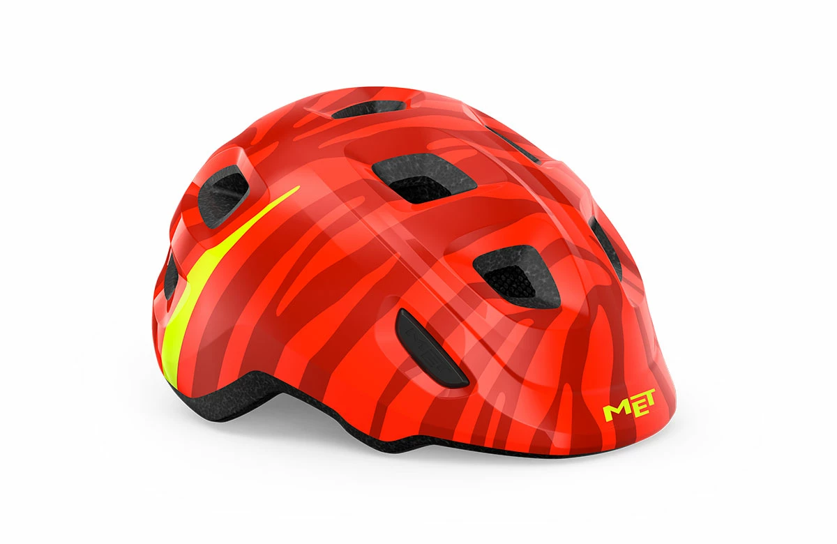 MET Hooray Helmet 46/52cm Red Zebra Design Ref: E/U 1 MET Hooray Helmet 46/52cm Red Zebra Design Ref: E/U