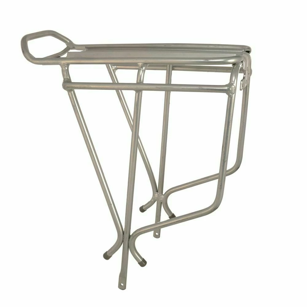 Alloy Bicycle Luggage Rack Non-Disc - By Oxford In Silver 1 Alloy Bicycle Luggage Rack Non-Disc - By Oxford In Silver