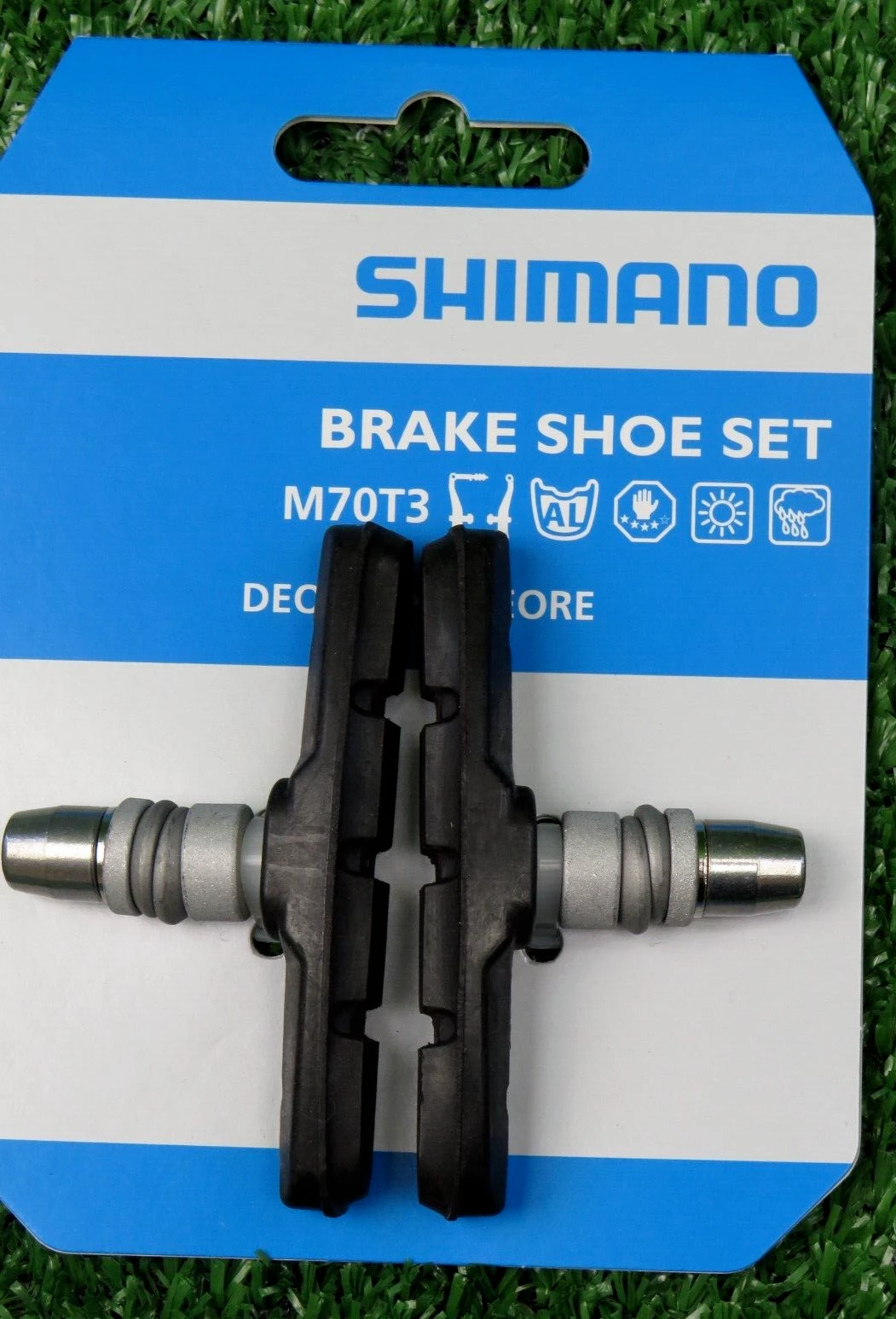 Shimano M70T3 V-Brake Shoe Set Genuine REF:E 1 Shimano M70T3 V-Brake Shoe Set Genuine REF:E
