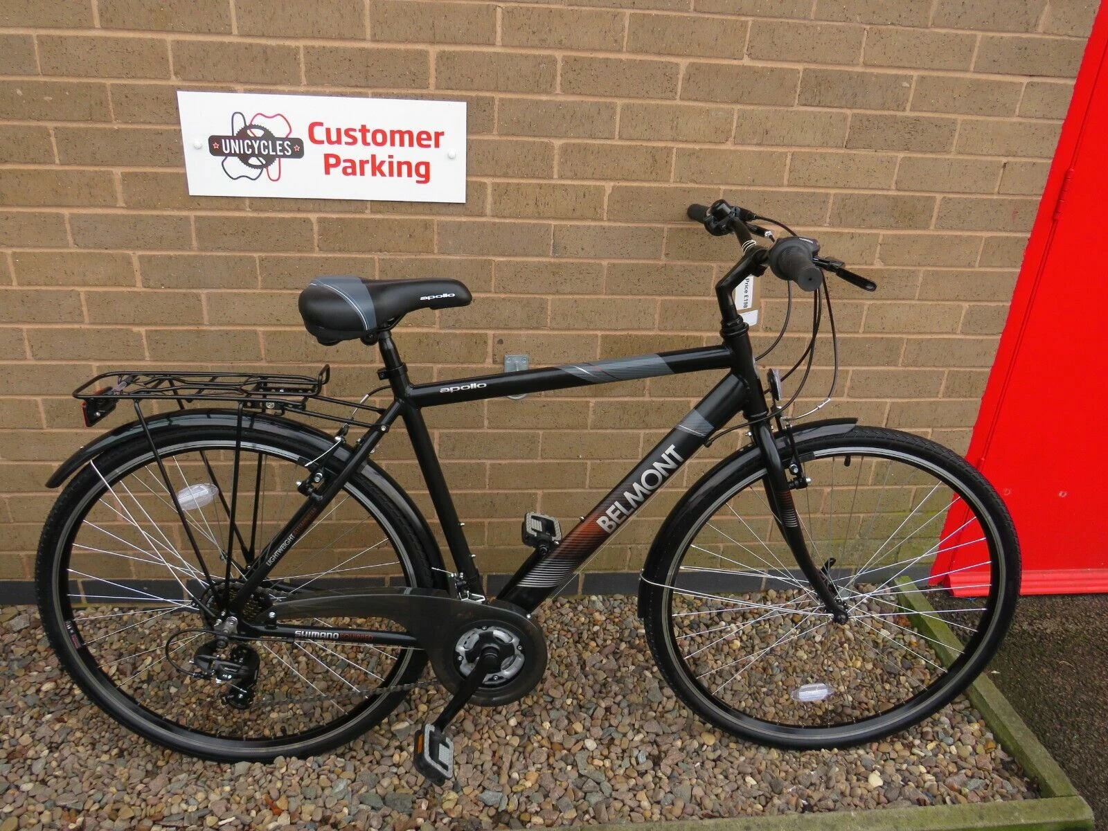 APOLLO BELMONT HYBRID BIKE 20 INCH ADULTS ALUMINIUM FRAME EX DISPLAY Ref 15588 1 APOLLO BELMONT HYBRID BIKE 20 INCH ADULTS ALUMINIUM FRAME EX DISPLAY Ref 15588