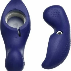 ONE23 BAR ENDS KRATON SOFT GRIP - BLUE