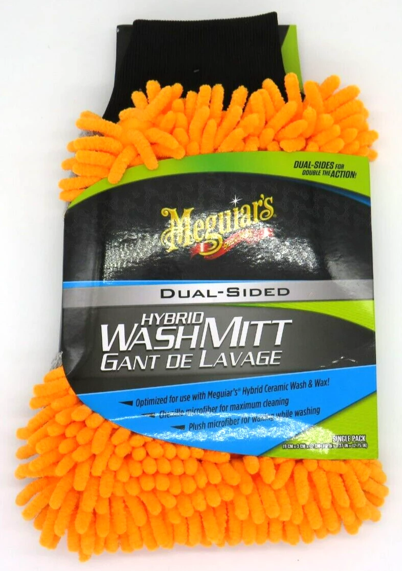 Meguiars Dual Sided Microfiber Hybrid Car Wash Mitt Glove Ref: TP 1 Meguiars Dual Sided Microfiber Hybrid Car Wash Mitt Glove Ref: TP