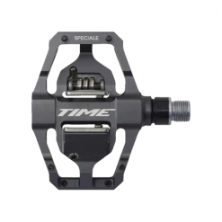 TIME FY 18 SPD 12 GREY MOUNTAIN BIKE PEDALS COMPLETE WITH CLEATS AND PINS - REF:E