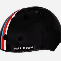 RALEIGH POP KIDS BIKE HELMET BLACK - SMALL (50-54CM)